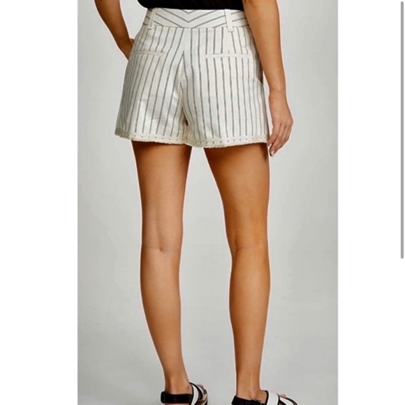 Rag & Bone Millie Striped Shorts. - Picture 2 of 6